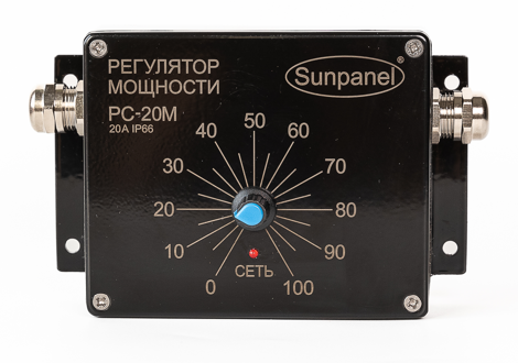 Регулятор мощности РС-20М (цифровой диммер 20А/IP66)